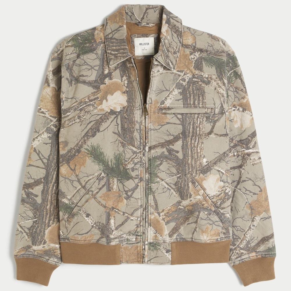 Hollister Zip-Up Realtree Jacket
